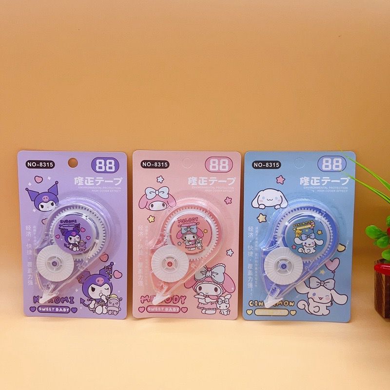 

SL88 -Correction Tape Lucu Motif SANRIO 8315 / Tip Ex Pita Lucu Anak SANRIO