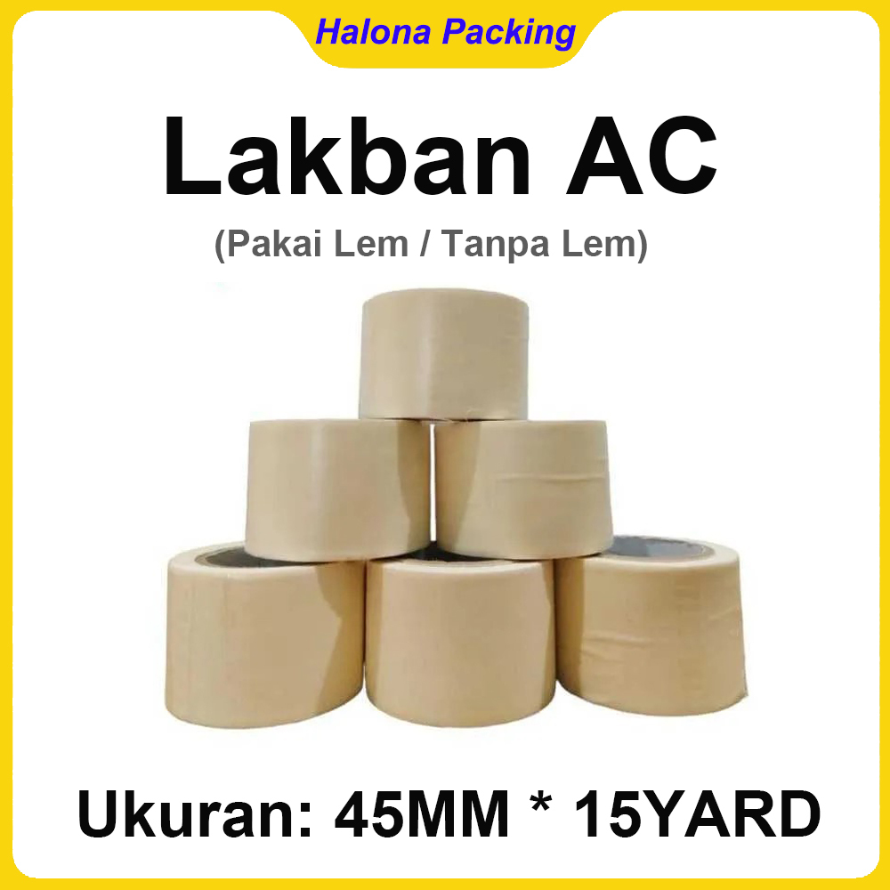 

Lakban AC 45mm*15yard tape Ada lem / Tanpa Lem