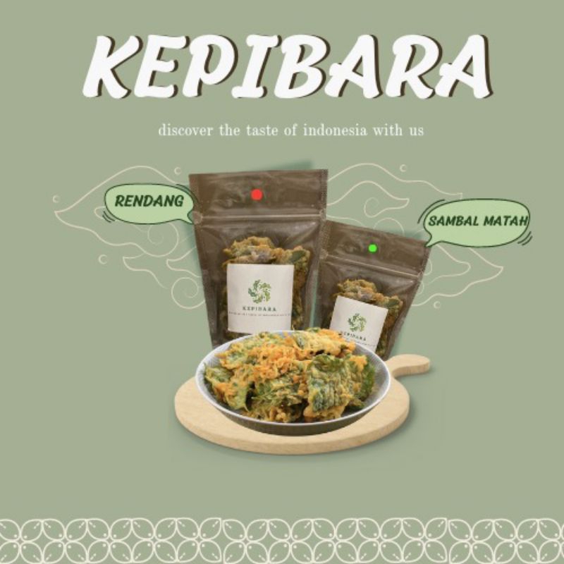 

Cemilan Keripik bayam (KEPIBARA) - lezat sehat -BISA COD