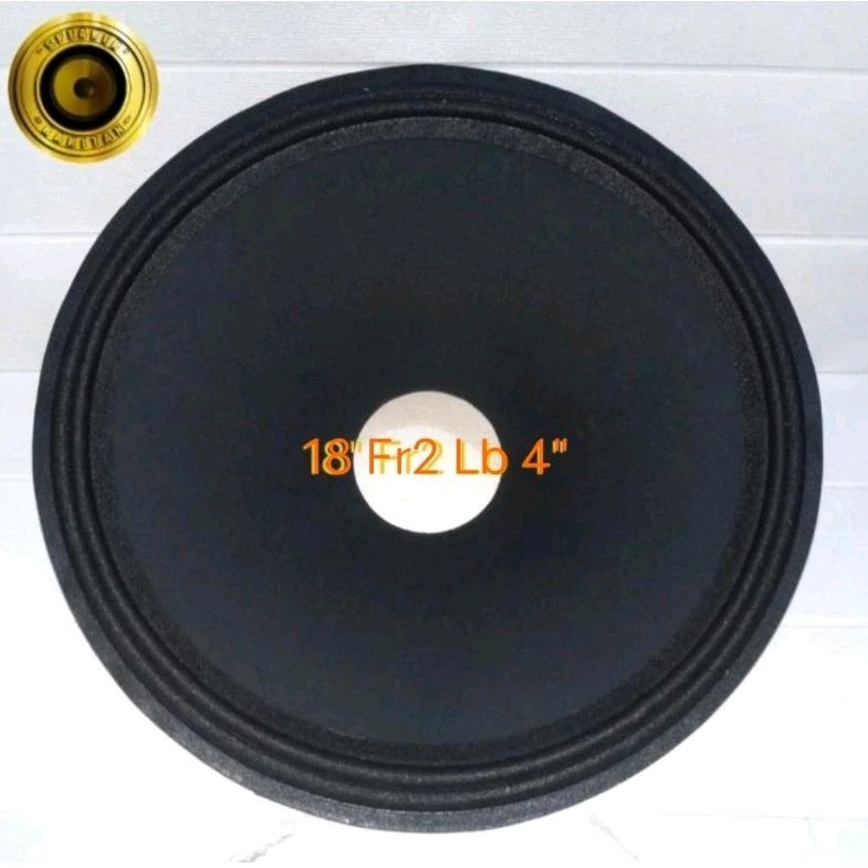 Daun Speaker 18 inch Lubang spul 4 inch .2pcs