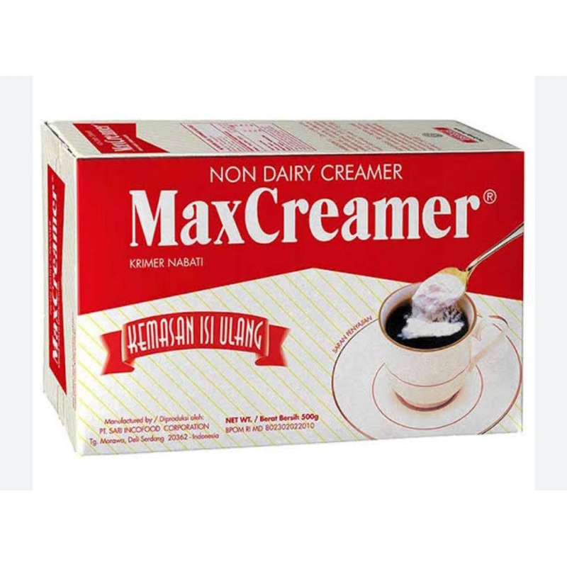 

Max Creamer 500gr
