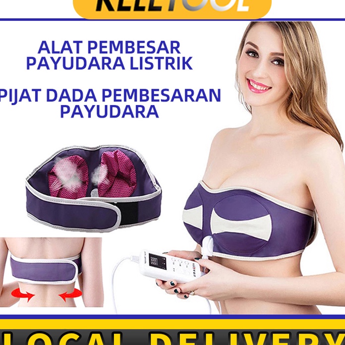 XC26619 Alat Pembesar Payudara ListrikAlat Pijat Payudara Pijat Dada Pembesaran Payudara Bra Bergeta