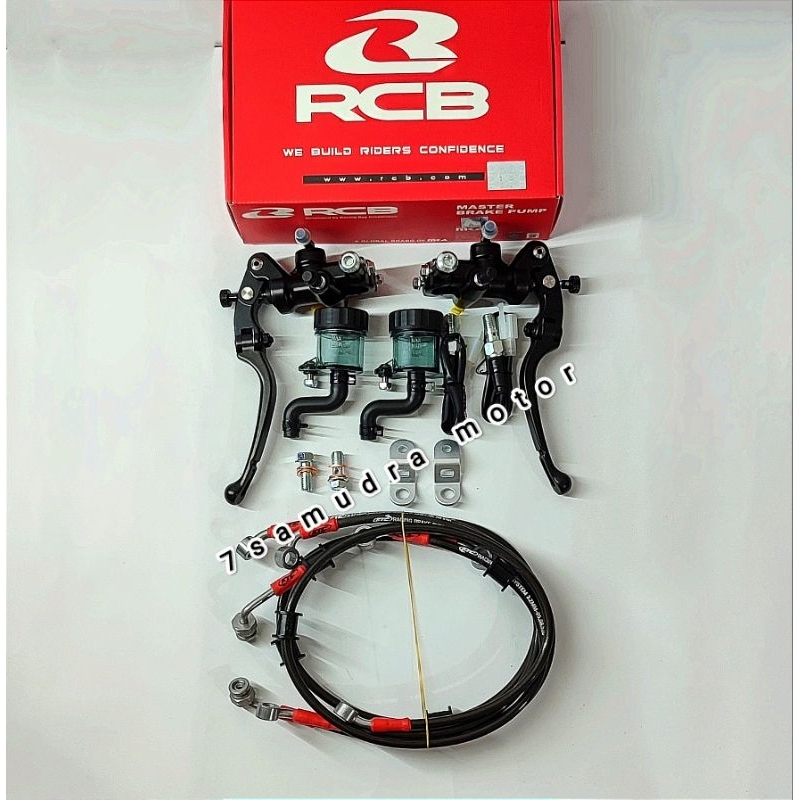 master rem rcb s1 radial 14mm + selang motor pcx 160 cbs, pcx 160 abs