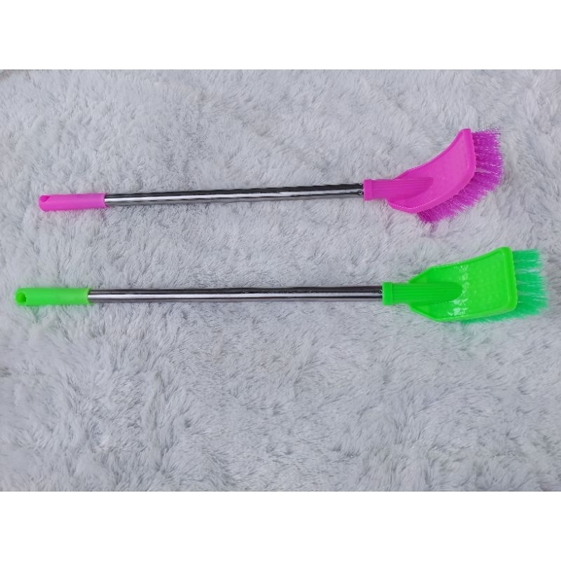 Sikat WC gagang Stainless/sikat kamar mandi gagang stainless/sikat pembersih WC