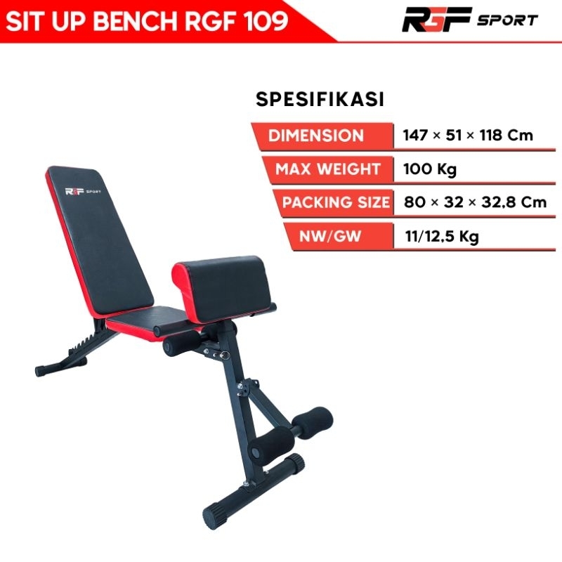 Adjustable bench // Bangku sit up // Bench fitness // Alat fitness // Bangku dumble // Adjustable be