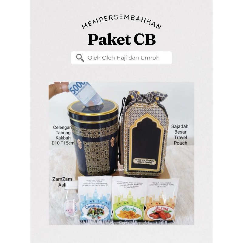 

ZENLUV.ID PAKET CB OLEH OLEH HAJI UMROH UNIK PREMIUM GROSIR