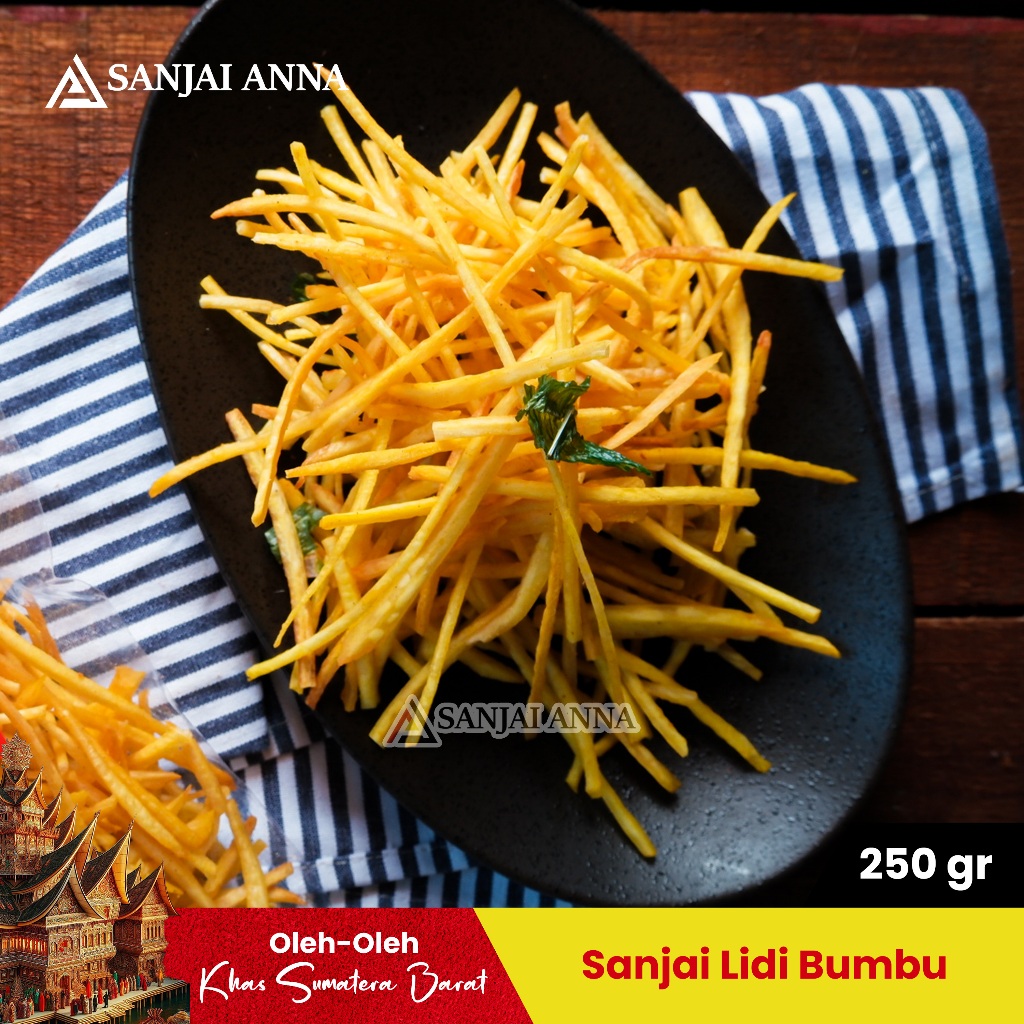 

SANJAI ANNA/SANJAI LIDI BUMBU 250 GR/SANJAI SINGKONG LIDI