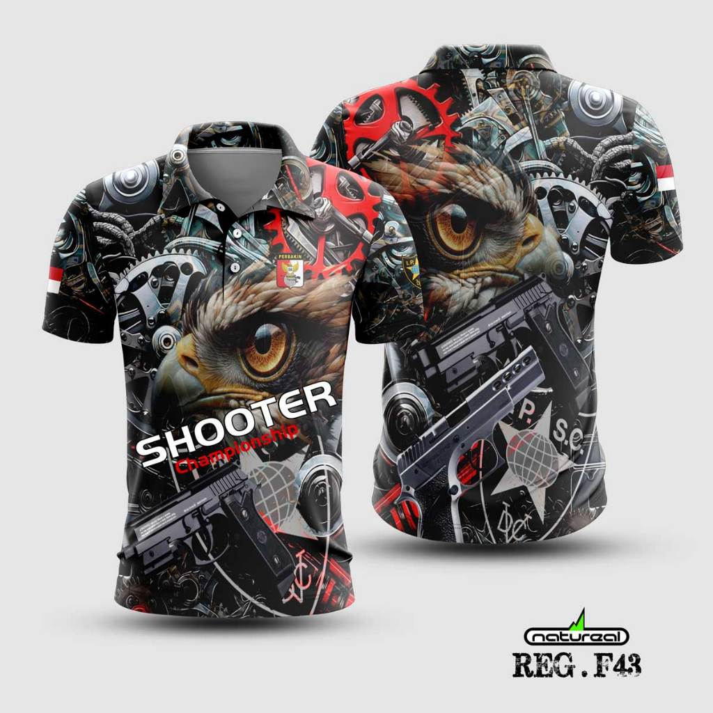 BAJU SHOOTER PERBAKIN PAKAIAN JERSEY PERBAKIN