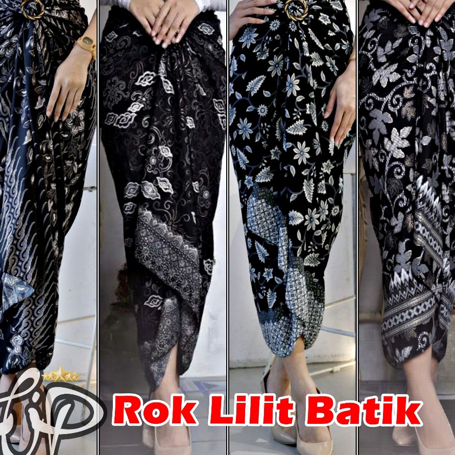 V44859 CIP  Rok lilit batik  rok lilit instan  rok lilit tali panjang  rok pesta bawahan kebaya mode
