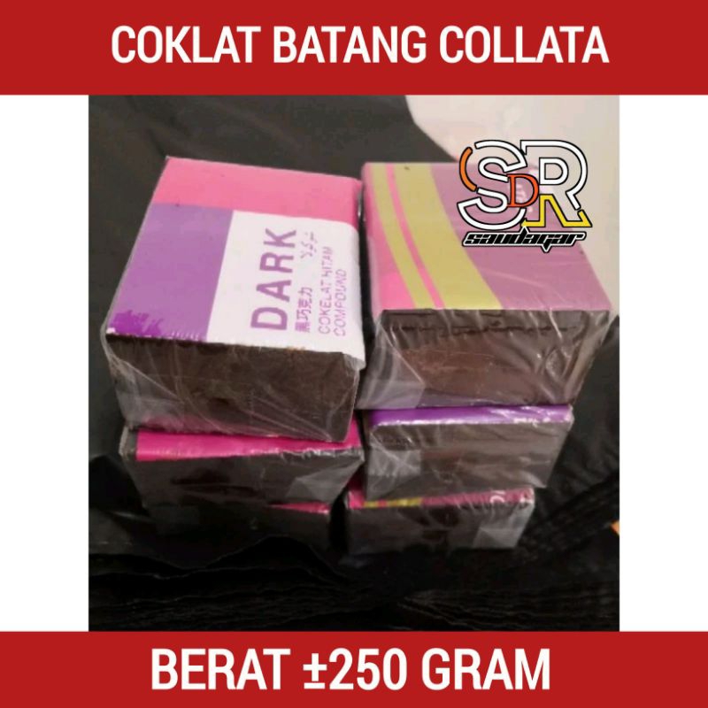 

Cokelat batang Collata repack / netto ±250gra.