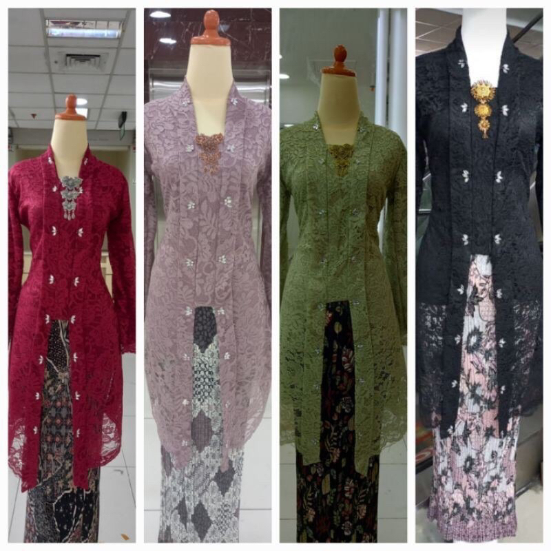 (BISA COD) KEBAYA KUTU BARU MODERN / KUTU BARU TUNIK / KEBAYA TUNIK / KEBAYA BRUKAT