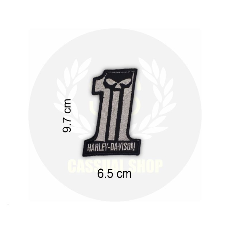 PATCH EMBLEM BORDIR HARLEY DAVIDSON