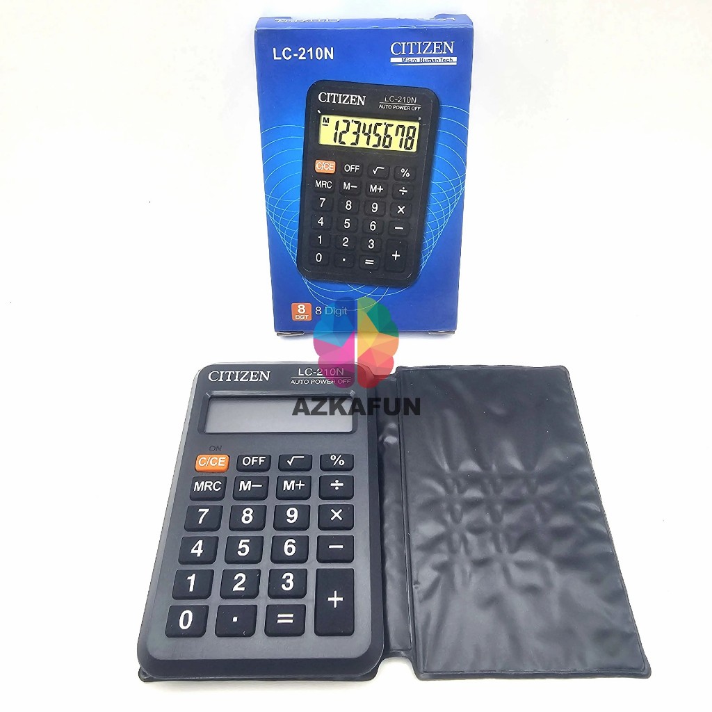 Kalkulator CITIZEN LC-210N Hitam Citizen Kecil