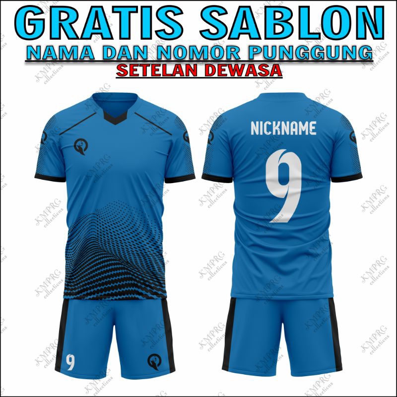 JERSEY FUTSAL CUSTOM NAMA DAN NO PUNGGUNG GLB002