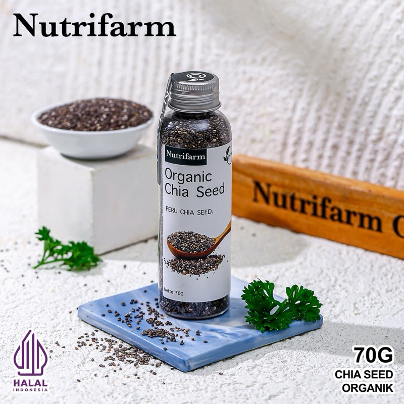 

CHIA SEEDS 70G / CHIA SEEDS ORGANIC / CHIA SEEDS UNTUK DIET / CHIASEEDS BOTOL / CHIA SEED FRESHLY / CHIA SEED PREMIUM