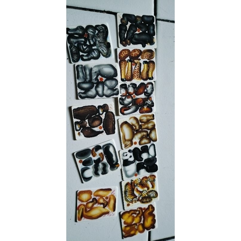 puzzle hadiah Snack jadul 12pcs