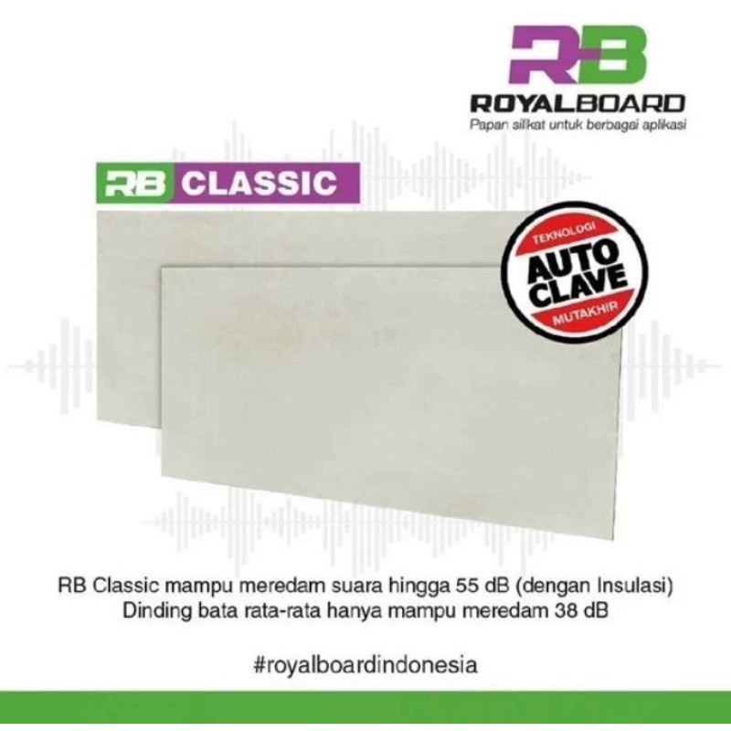 Papan GRC Royal Board 120x240x4mm