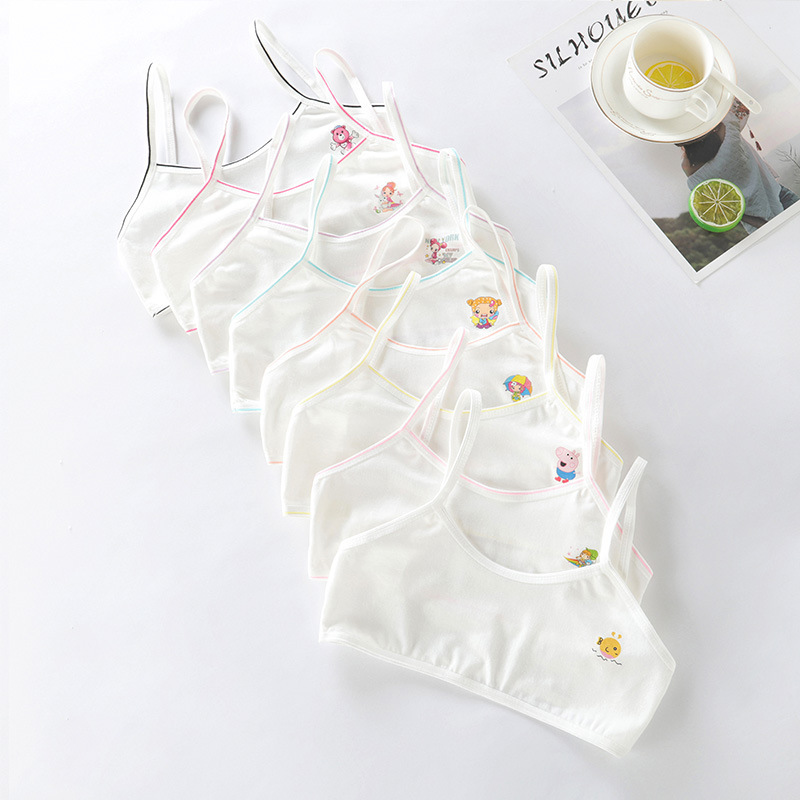PAKAIAN DALAM MINISET MINI SET STEP 1 Polos PUTIH LIST WARNA SD SMP BRA ANAK REMAJA KATUN SPORT MSS1