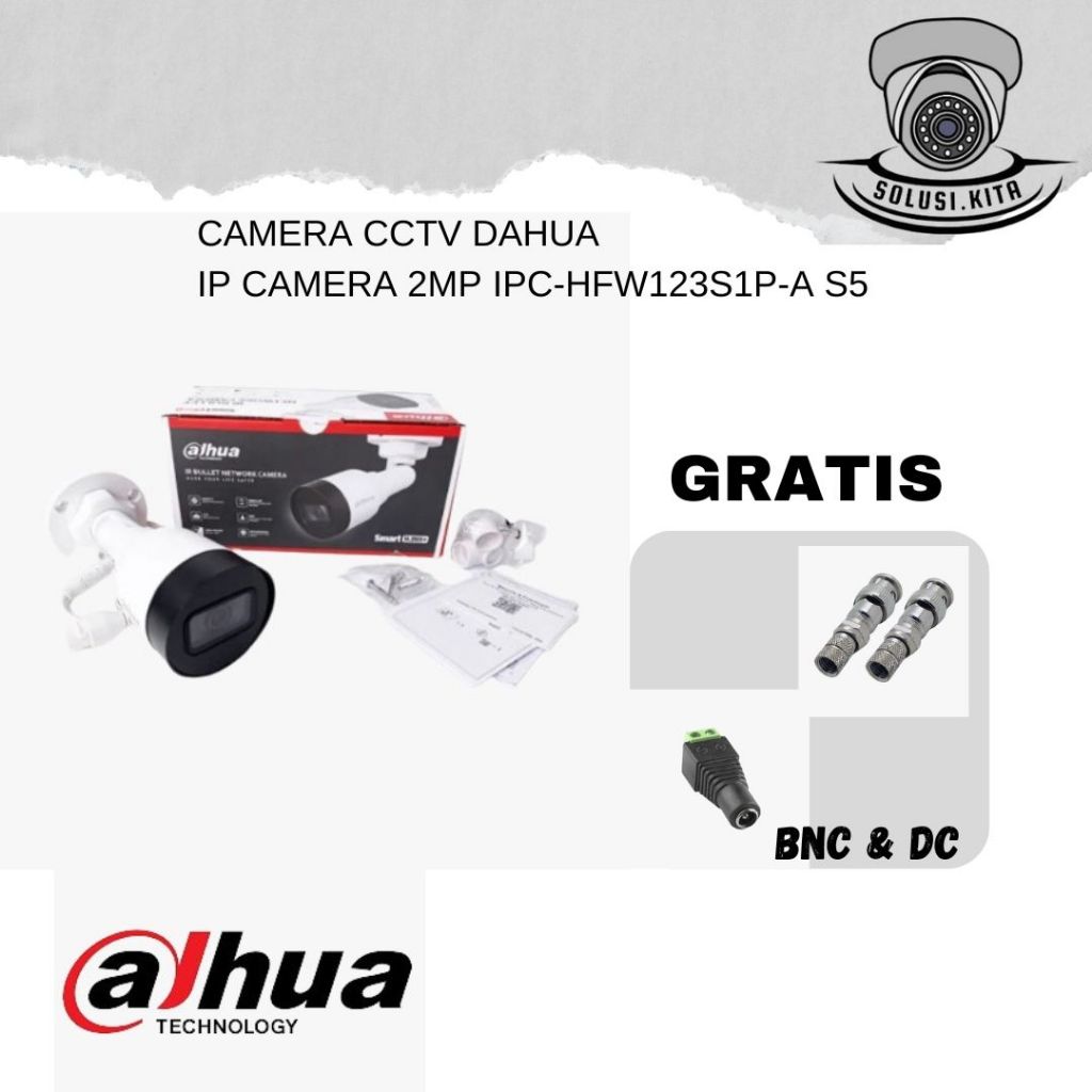 IP Camera CCTV Outdoor DAHUA 2MP IPC-HFW1230S1-A-S5