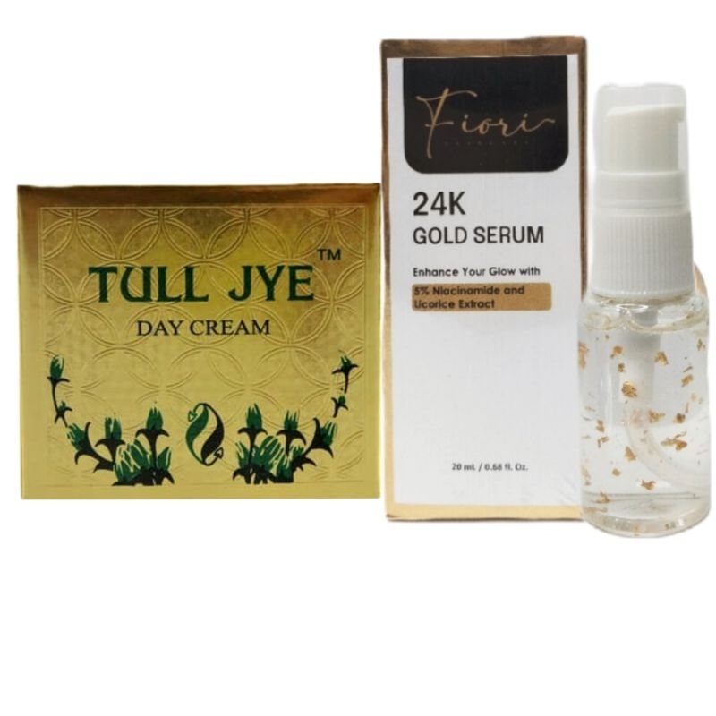 TULL JYE DAY CREAM HIJAU + 24K SERUM GOLD