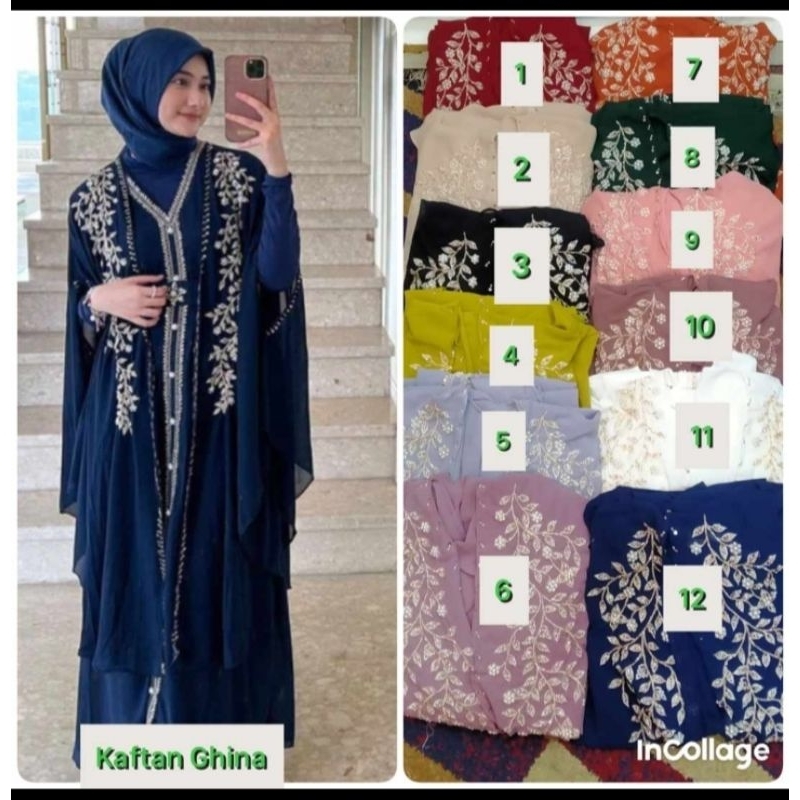 Abaya muslim/kaftan Ghina