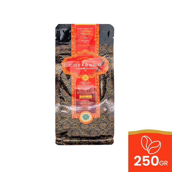 

Coffesso Atjeh Gayo Coffee Bean - Biji Kopi 250gr