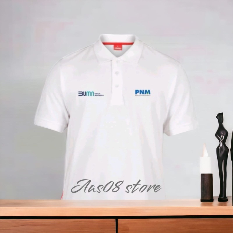 kaos polo shirt bordir •kaos polo BUMN PNM bordir komputer•kaos kerah •bordir •kaos BUMN PNM