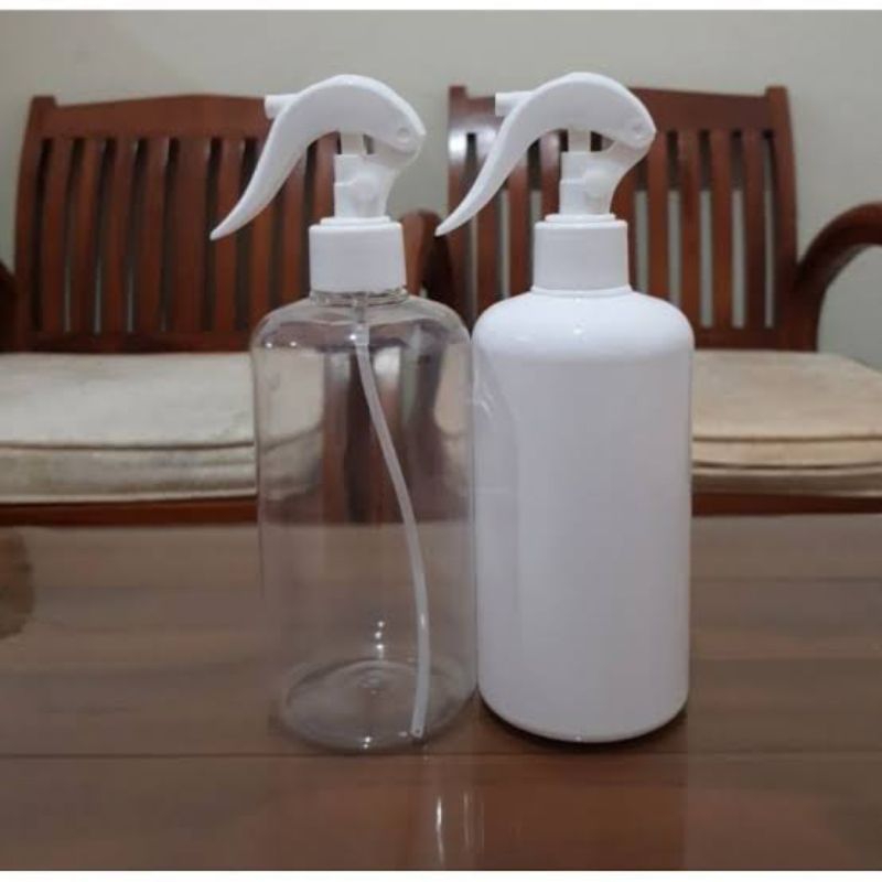 Botol Bening 500 ml Trigger / botol 500 ml tutup trigger