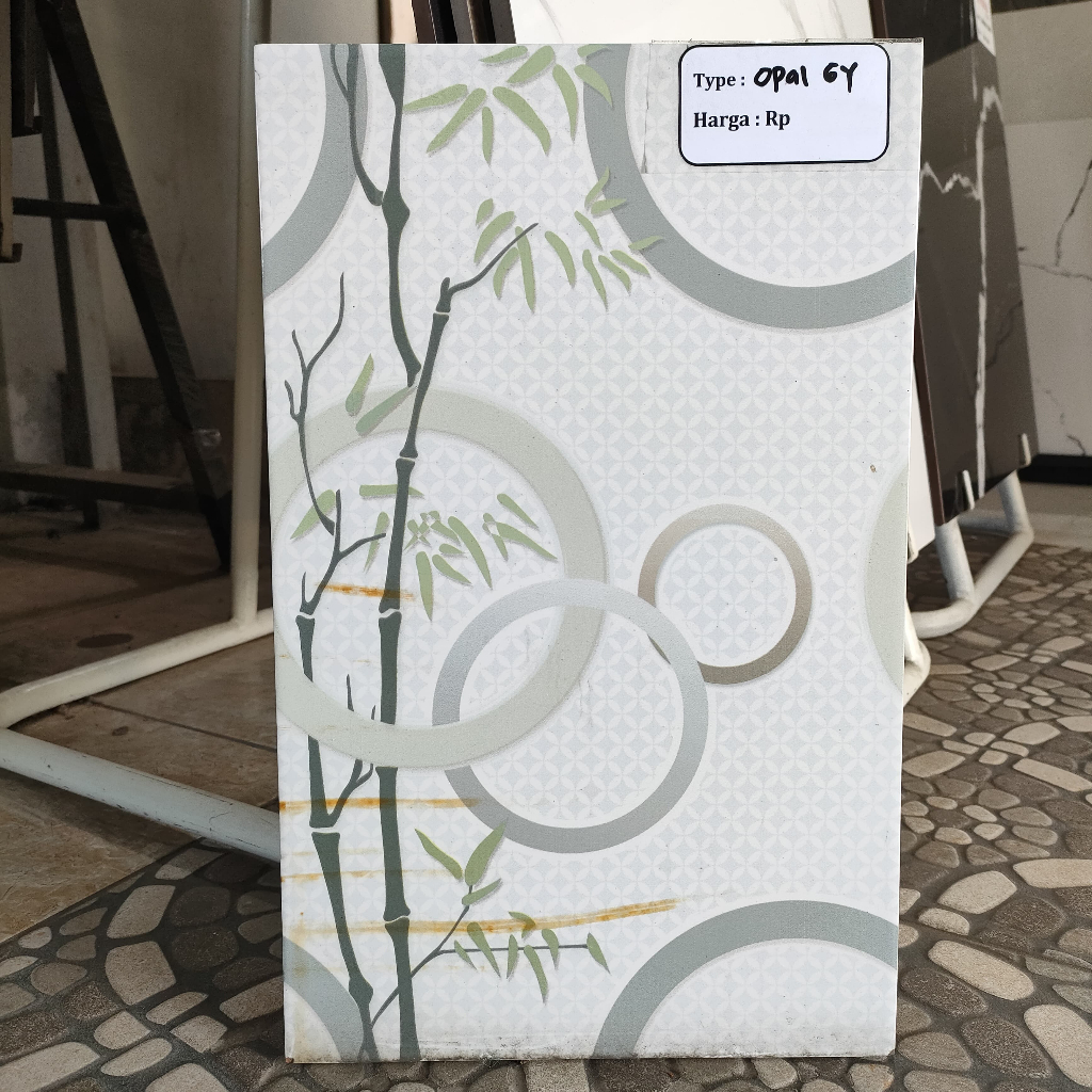 Keramik Dinding 25x40 Uno Opal GY Pare Kediri