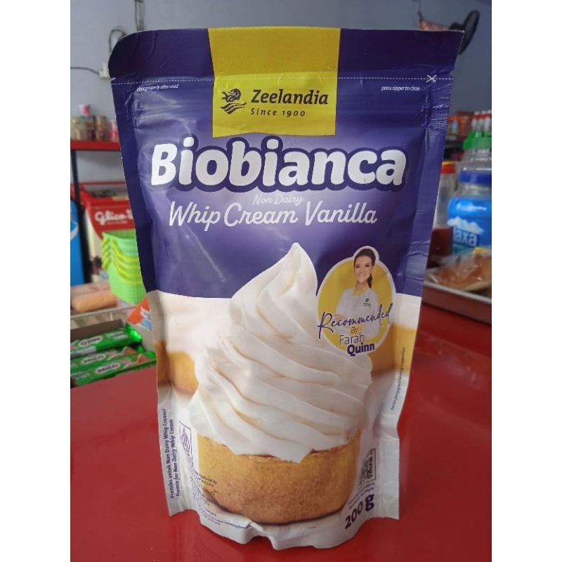 

Biobianca chocolate 200 gram-zeelandia-whip crem