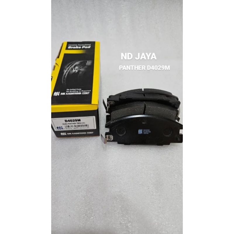 KAMPAS REM DEPAN PANTHER MK KASHIYAMA D4029M BRAKE PAD MK KASHIYAMA 1SET 4 PCS