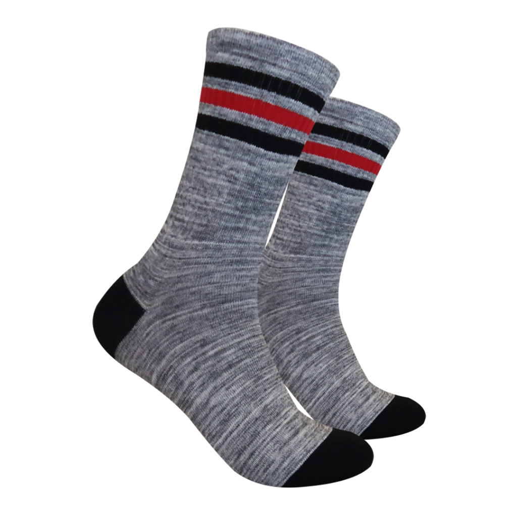 Kaos Kaki Oldschool - Kaos Kaki Skate - Motif Garis G27 - 4LAYER BENANG