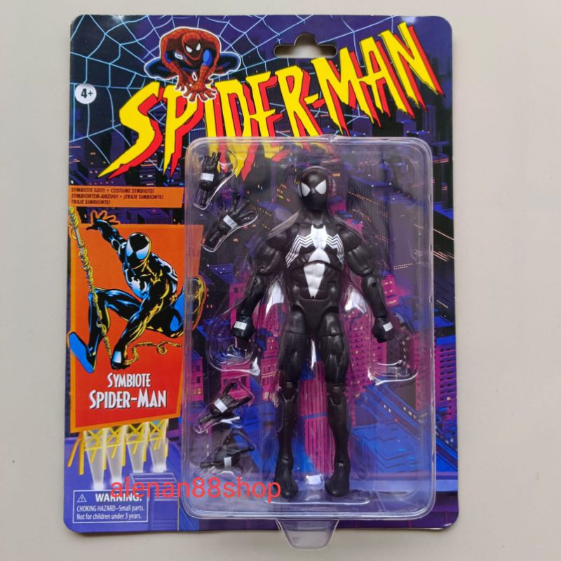 spiderman symbiote marvel comics Marvel Legends recast new misb