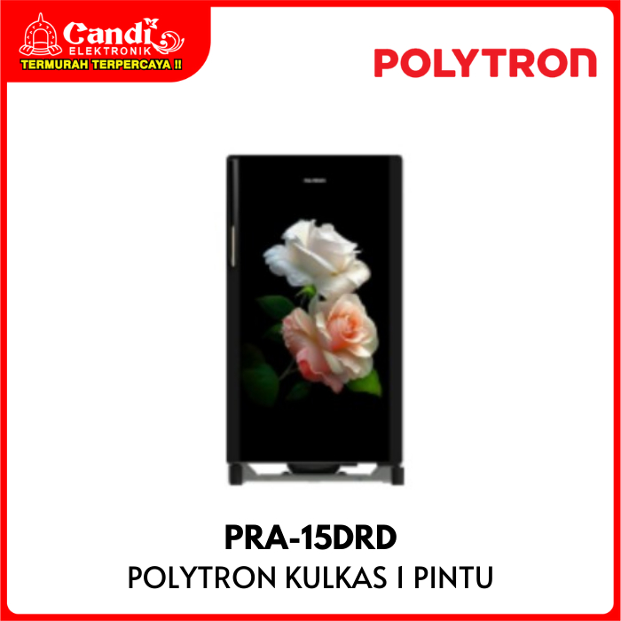 POLYTRON Kulkas 1 Pintu 134 Liter PRA-15DRD