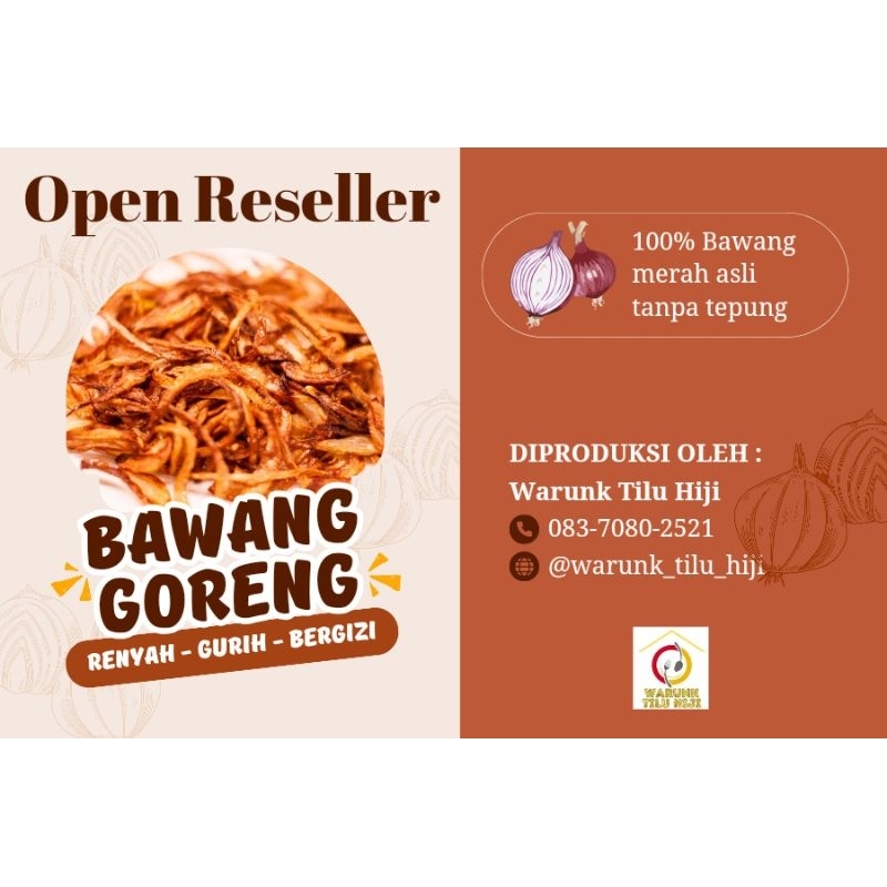 

Bawang Goreng Asli tanpa campuran