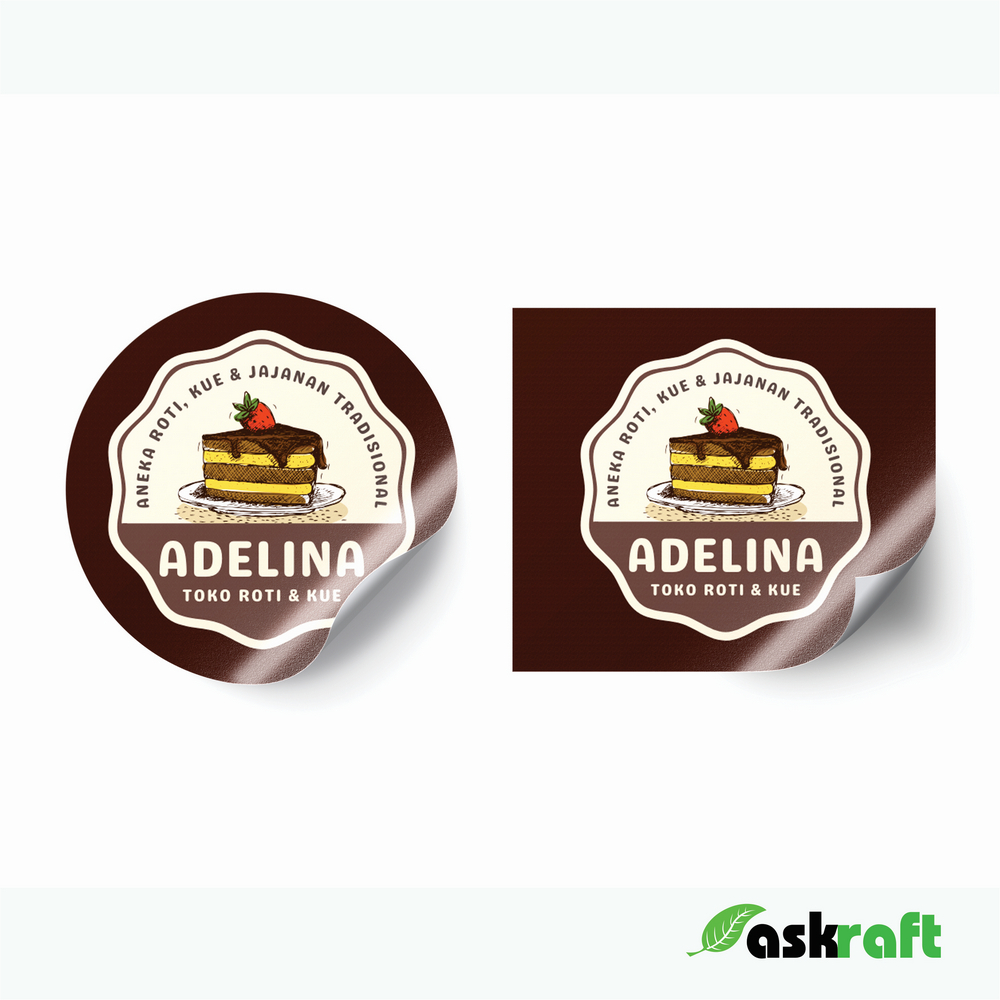 

Askraft Cetak Stiker Logo Bulat & Kotak Custom Cromo Kertas A3+