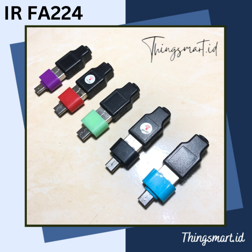 Ir Remote Fitting FA224L FA-224 Timer Lampu Otomatis Infrared Blaster Port Micro Usb Type C Lainnyaa