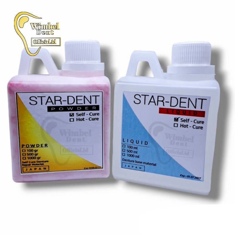 mekar_noto - lem gigi palsu stardent sc selfcuring paket perekat gigi patah retak