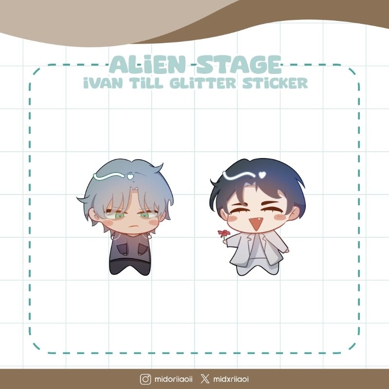 [fanmerch] Alien Stage Glitter Sticker Ivan Till