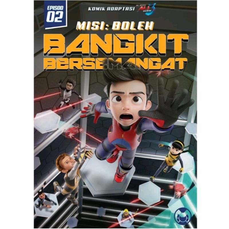 Komik Adaptasi Ejen Ali Misi : Boleh Season 3 (Ep 02 BANGKIT BERSEMANGAT)