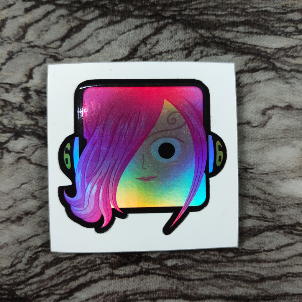 

Stiker Hologram One Piece Reiju Square