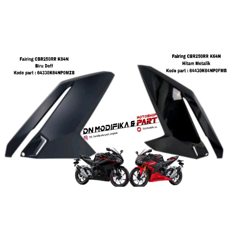 FAIRING L or R CBR250RR K64N TEBENG SAYAP CBR 250RR K64N Body CBR 250 FAIRING CBR250RR kiri kanan 64