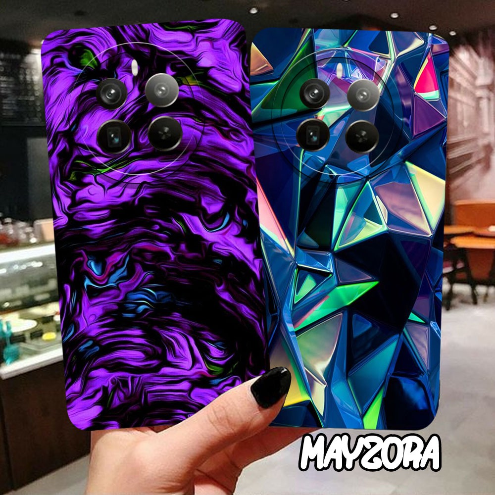 Case pro camera Realme 12 pro Terbaru 2024 -Silikon Realme 12 pro - motif ABSTRAK - Softcase Realme 