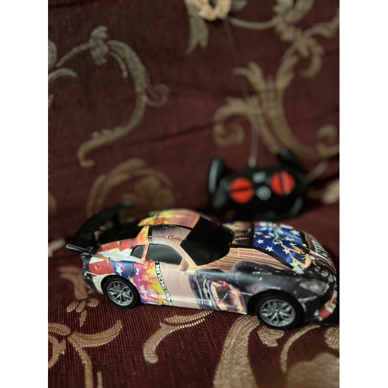 Mobil Remote Control WarnaWarni Mobil RC Speed Drift 4 Function RC Car