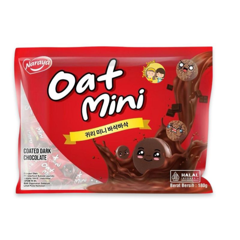 

OAT MINI 180 GRAM COKLAT ENAK