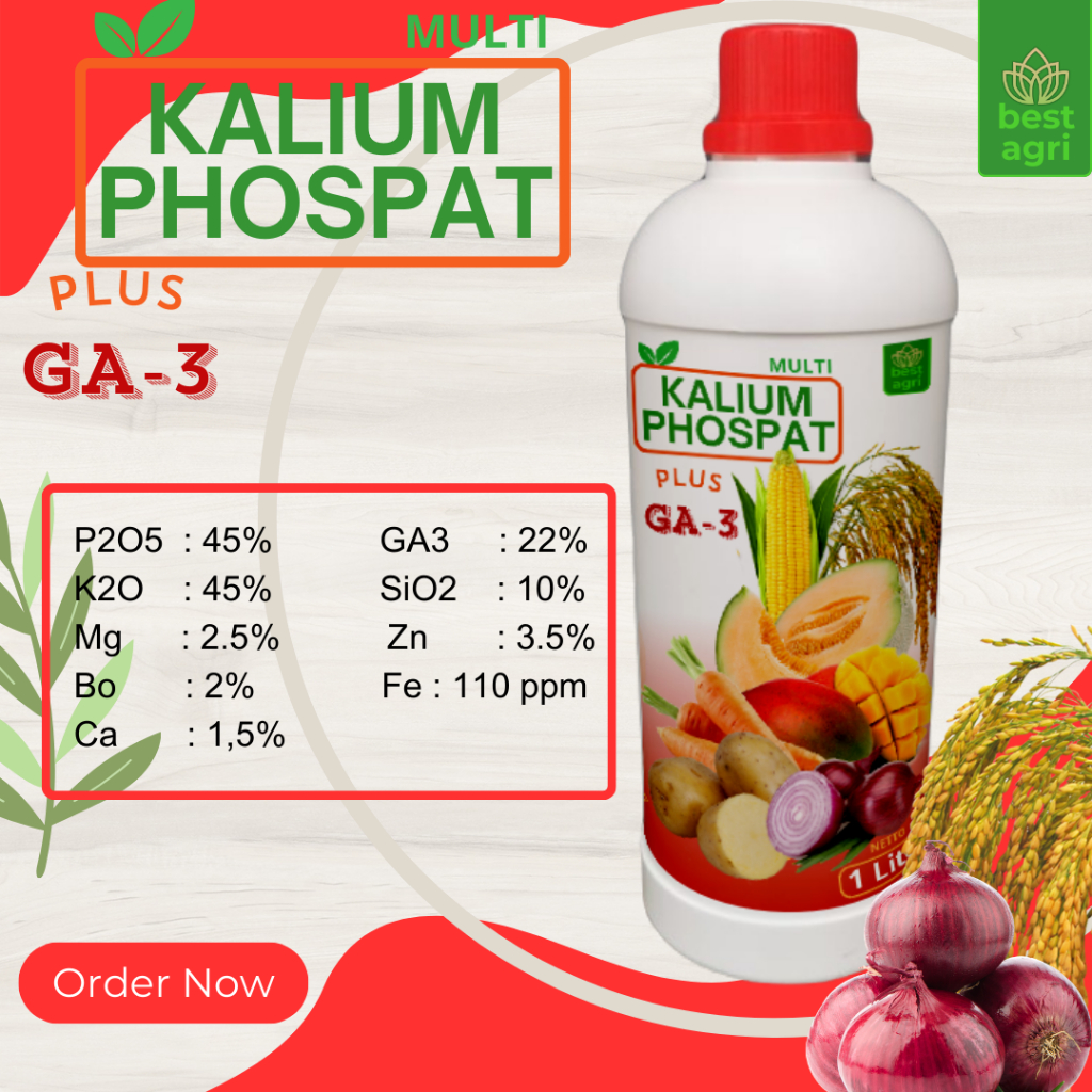 Pupuk Kalium Phospat Cair 1 Liter untuk Pembesaran Umbi dan Buah