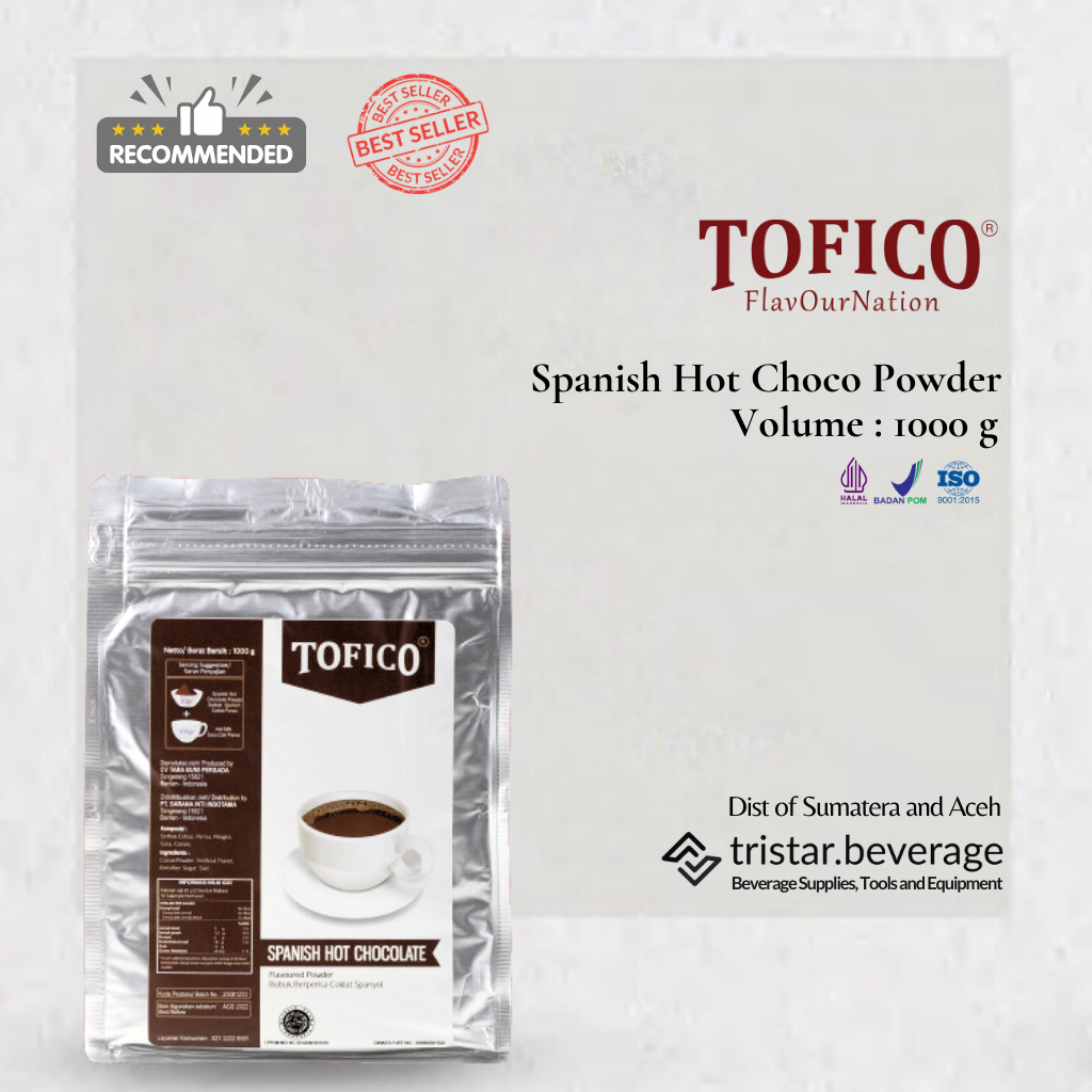 

RECOMMENDED - Bubuk Minuman Cokelat / Coklat Spanyol / Spanish Hot Chocolate - Tofico Powder 1KG