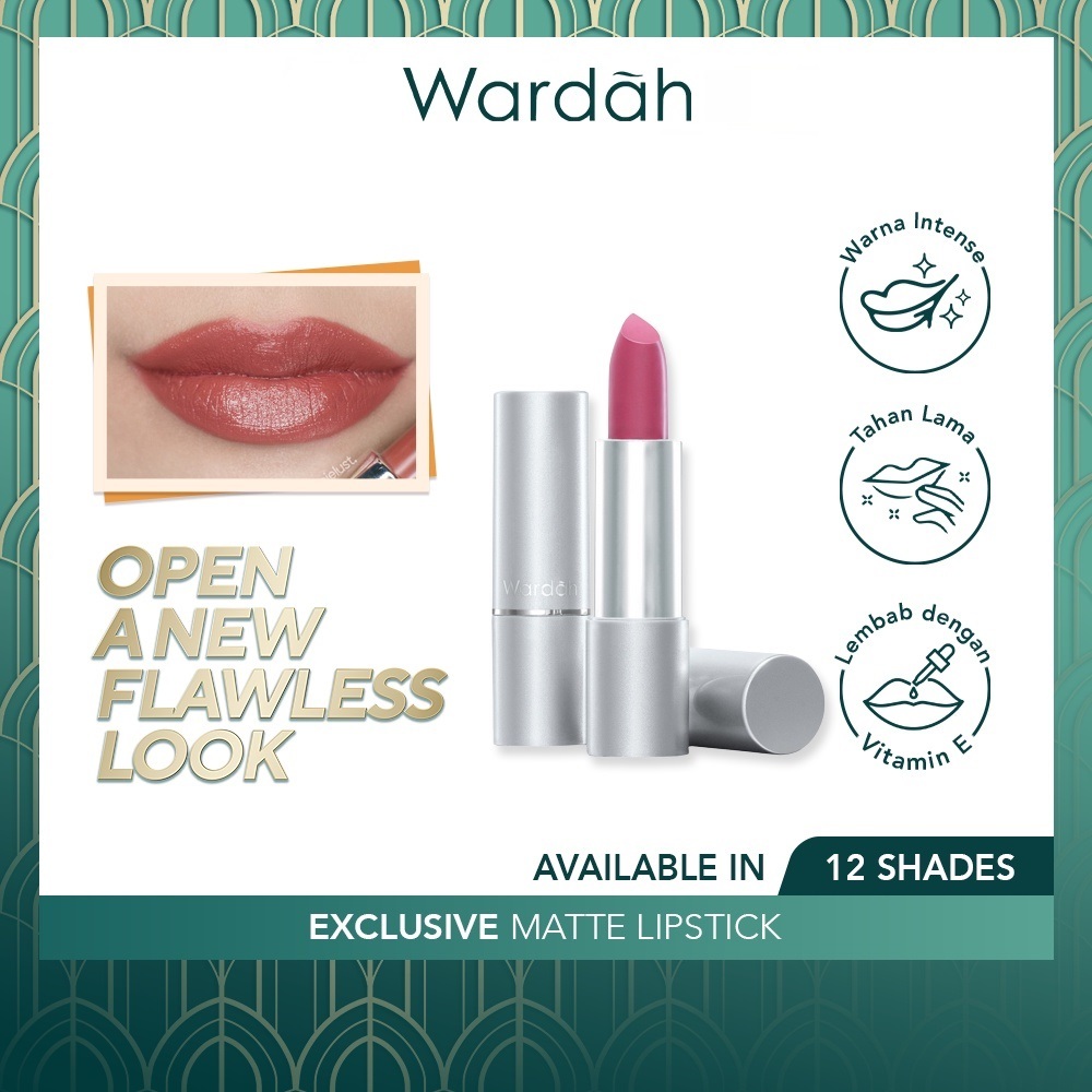 Wardah Exclusive Matte Lipstick - lipstik - lipstik matte - wardah lipstik