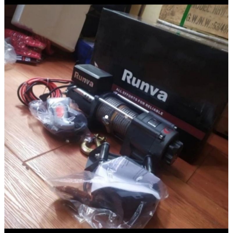 Katrol mobil 2ton DC 12volt winch electric 4500 LB