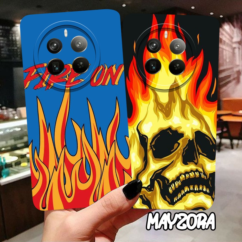 Case pro camera Realme 12 pro Terbaru 2024 -Silikon Realme 12 pro - motif API - Softcase Realme 12 p